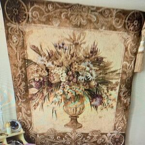 Elegant Floral Tapestry Wall Hanging (Large)